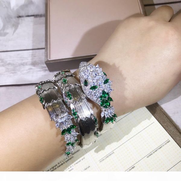 

luxury bangle snake bracelets for women luxury jewelry birthday valentine new year gift, Black