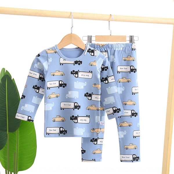 

2020 new clothing autumn pajama children's home suit children's home clothes autumn clothes and trousers lycra suit