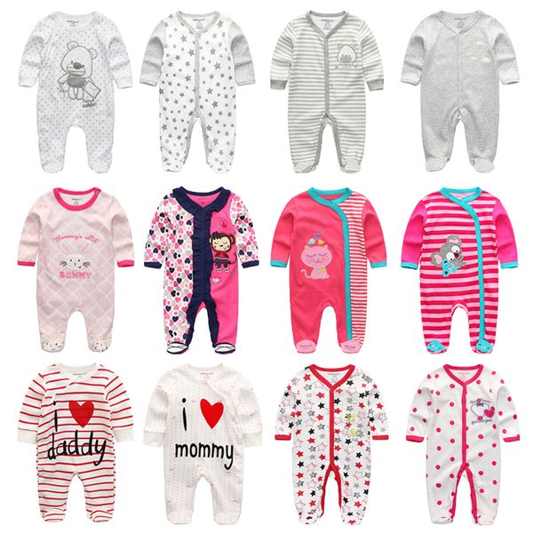 

newborn jumpsuit romper baby romper long sleeve baby warm outfit boy clothes girl cotton tights clothing 0-12m, Blue