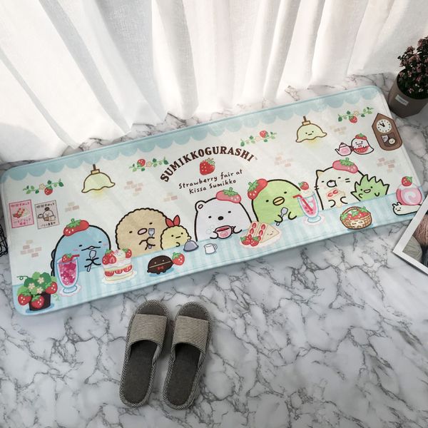 

m26q5 high home carpet quality long children's cartoon printing fleece absorbent corner biological household room high home carpet qual