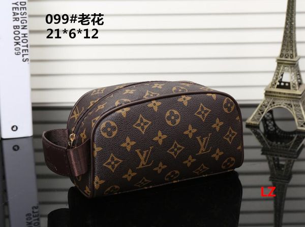 

style 5a quality soft trunk bag monogrram canvas cross body bags real leather messenger bag man shoulder bag men wallet with box 5a75, Black