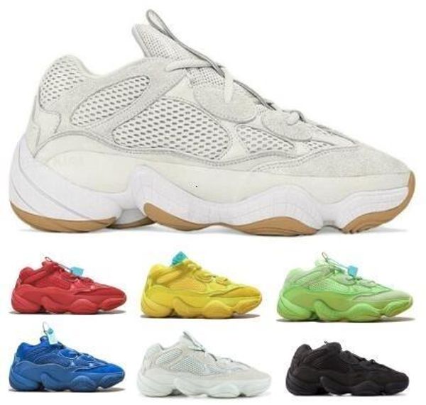 

500 designer wave runner running shadow utility white salt bone blush stone desert rat kanye west mens women trainers shoes sneakers