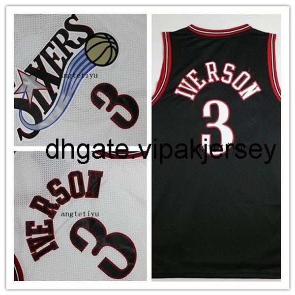 

vintage avery's jersey 76 team 3 black meteor stitched youth mens vest stitched basketball jerseys, Red