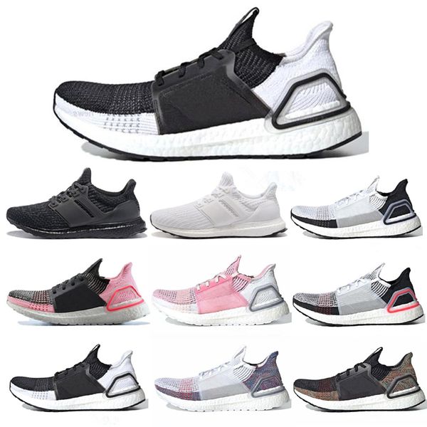 

ultraboost 19 20 triple black mens womens running shoes woodstock red stripes legend ink white walker fashion trainers sport sneakers, White;red