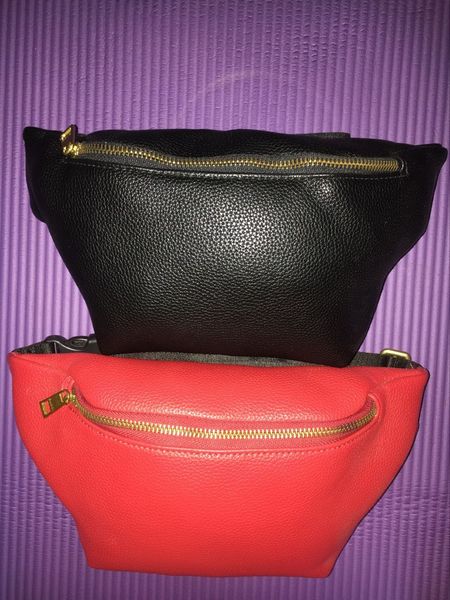 

2020 new pu women's bag is a belt bag, men's waist bag, small bag, graffiti belly bag