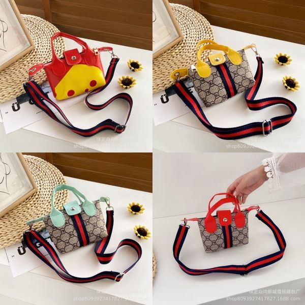 

encounter one set shoulder bags handbags for childrens and mom kids mini leather coin purse teenaers new handbags toddlers cute totes en0#83, Black