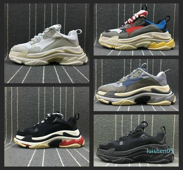 

fashion paris triple-s designer shoes low platform sneakers triple s mens casual women designer casual sports trainers chaussures 36-45 ai05