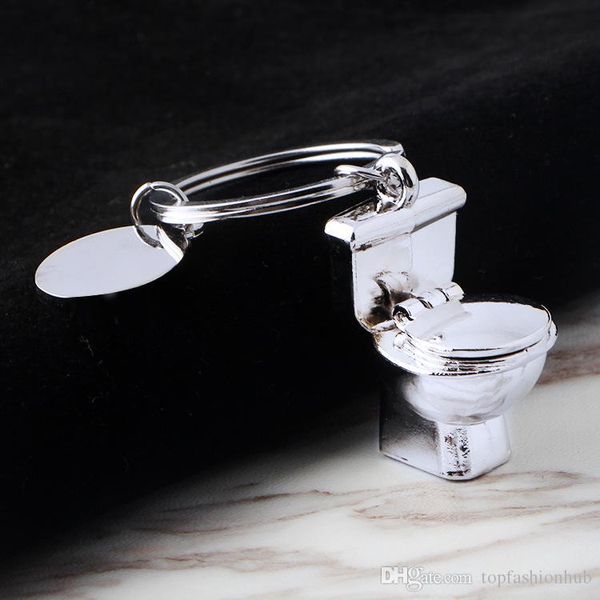 

Metal key buckle new men's car custom creative pendant event gift gift personalized toilet key buckle