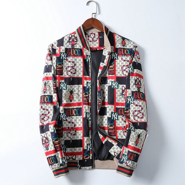 

designer jacket casual windbreaker mens stylist jackets skinny slim fragment fahsion designer jacket men jacket casual hip hop, Black;brown