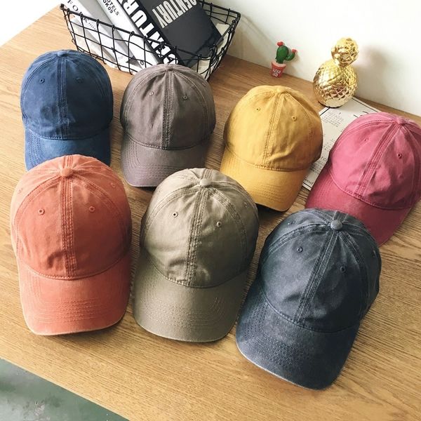 

korean style all-match hip-hop baseball cap baseball cap washed denim curved eaves female street trendsetter hip-hop hat male summer, Blue;gray