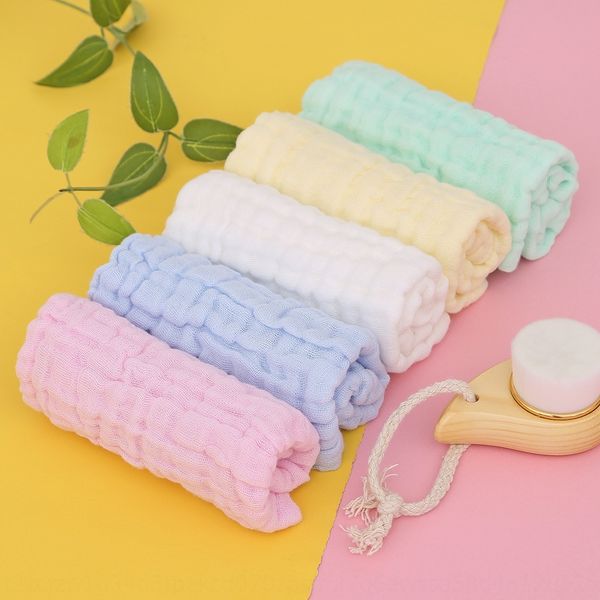 

30 30 plain color six-layer bib face face gauze baby wash baby handkerchief newborn small square towel saliva towel