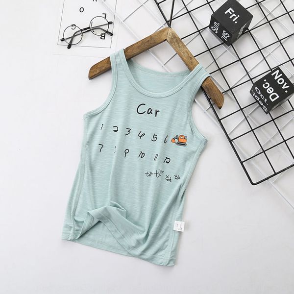 

boneless children's coat vest summer thin outer wear children's baby boy's vest summer breathable sleeveless base shirt, Blue