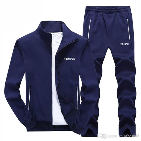 

бренд дизайнер мужской tracksuit 2020 нового качество моды спортивной роскоши досуг хлопок мужчину tracksuit двухкусочных нарядов спортивног, Gray