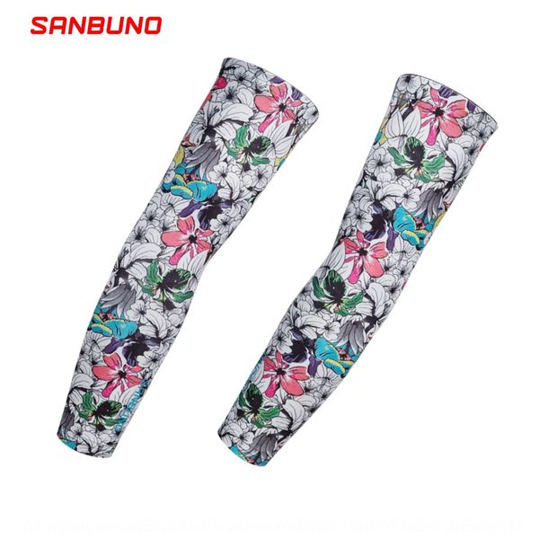 

sun-proof men's and outdoor bicycle sports women's printed ice silk cycling sleeve outdoor sports sleeve uv-proof personality