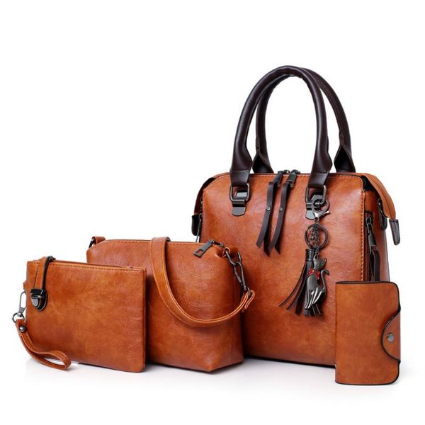 

женская сумка 2020 модные портативный женская сумка ретро простые кожа pu одноместный плеча straddle матери сумка