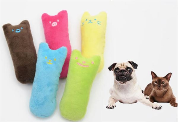 

teeth grinding catnip toys funny interactive plush cat toy pet kitten chewing vocal toy claws thumb bite cat mint for cats