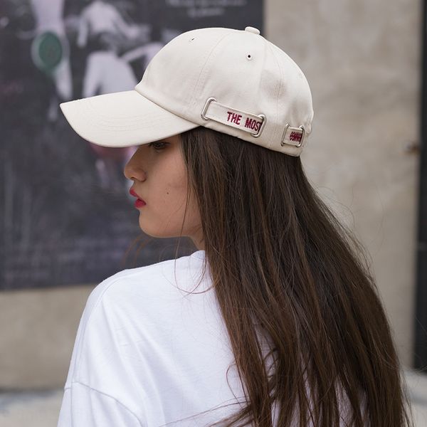 

the letter embroidery multicolor female summer baseball embroidered baseball cap outdoor sun hat young student cap male sun hat, Blue;gray