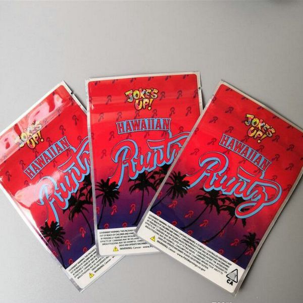 

2016 2020 hawaiian runtz peanut butter breath smell proof mylar bags ether gushers gasolina runtz stand uppackaging bags for dry herb from v