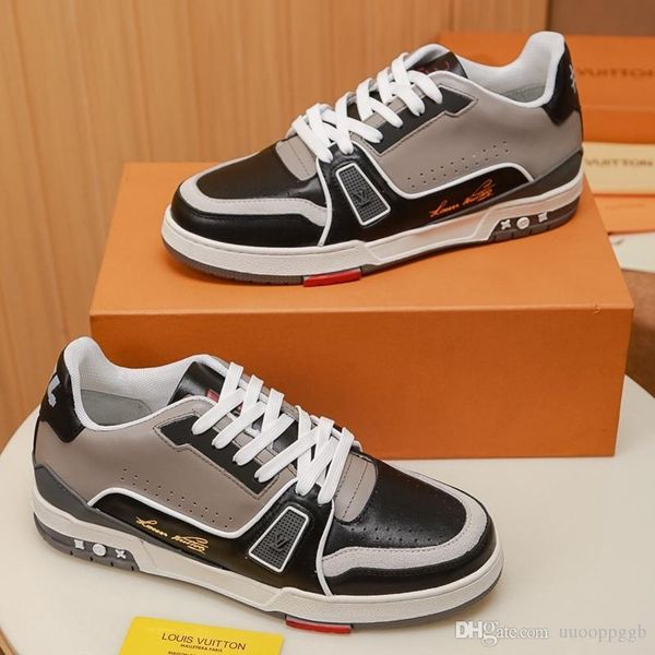 

2020i official website new luxury men's casual fashion shoes, outdoor travel sneakers, fast delivery original box packagin, Black
