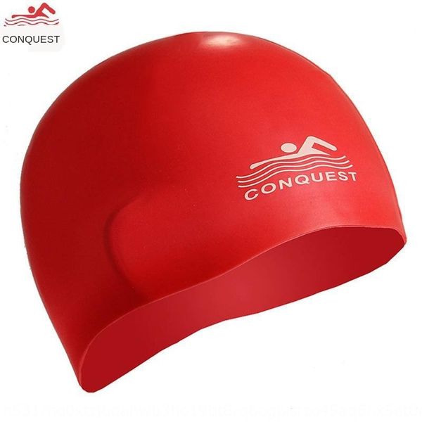 

0lojq мода профессиональной силикон тренировки силикон сплошного цвет шапочка для плавания по уходу за волосами водонепроницаемых для мужчин