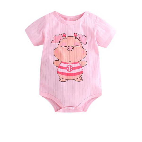 

newborn toddler infant baby girl short sleeve letter romper cotton jumpsuit outfit sunsuit clothes baby clothes 24m18m, Blue