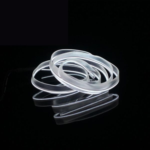

tioodre car led bulbs decoration strip 12v flexible neon el metal wire interior strip car led light auto lamp decoration