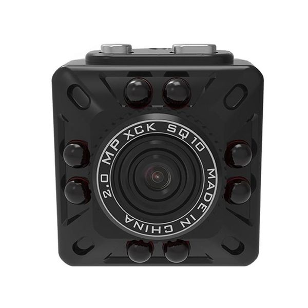 SQ10 Mini Camera 1080P Портативная видеокамера безопасности Небольшая кулачка с ночным видением для обнаружения движения Hidden TF Card PK SQ 8