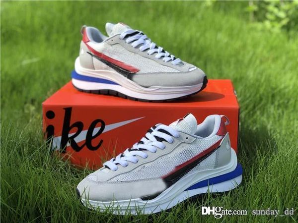 

2020 relelase authentic sacai vaporwaffle men running shoes sail light bone game royal sport fuchsia shoes sneakers with original box