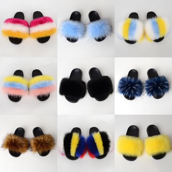 

spring summer 2020 beach sandals ladies banquet new women fur rubber high heel platform sandals outdoor leisure buckle slippers#152, Black