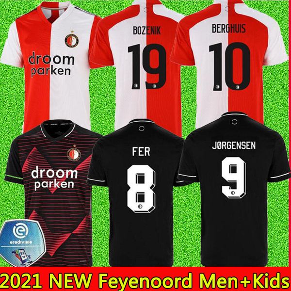 

20 21 футбол джерси фейеноорд kokcu berghuis fer camiseta де futbol jorgensen camiseta де fútbol 2020 2021 дом вдали мужчины дети футбол руб, Black;yellow