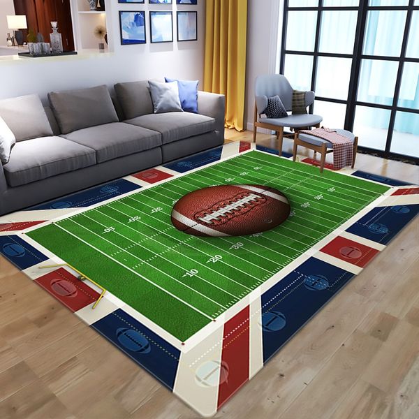 

3d electric blanket printing rugby sports living room bedroom home decoration electric blanket