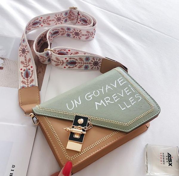 

designer bag female 2020 new ins broadband new texture single shoulder wild fashion tide crossbody bag ready to ship