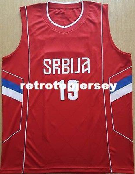

#13 raduljica camiseta canotta serbia eurobasket 2017 basketball jersey embroidery stitched custom any number and name jerseys xs-6xl vest j, Gray