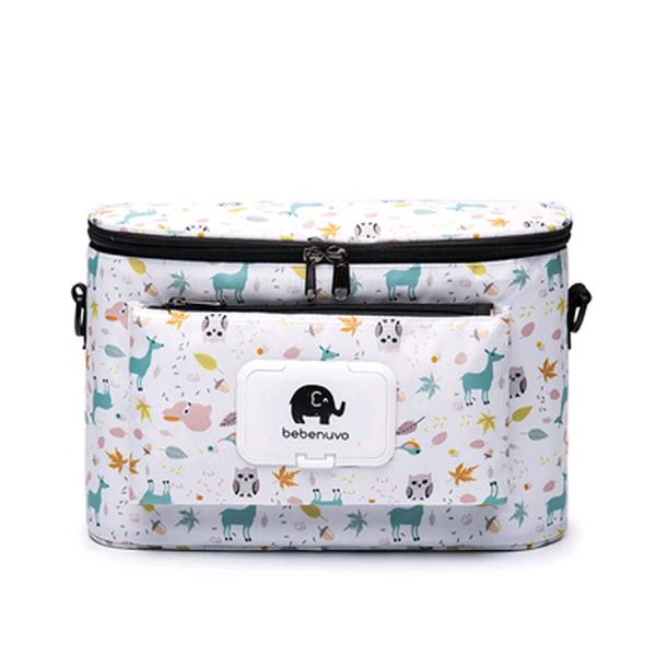 

large thermal insulation baby diaper bags for strollers waterproof travel nappy changing bags mommy multistroller bags organizer