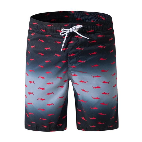 

mens swimwear swim shorts trunks beach board shorts male swimming pants swimsuits mens running sports joggers surffing shorts, Black;blue