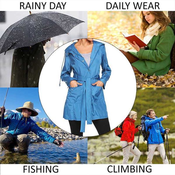 

new women outdoor waterproof windproof jacket hooded coat spring autumn breathable tourism mountain windbreaker jackets female, Black;red