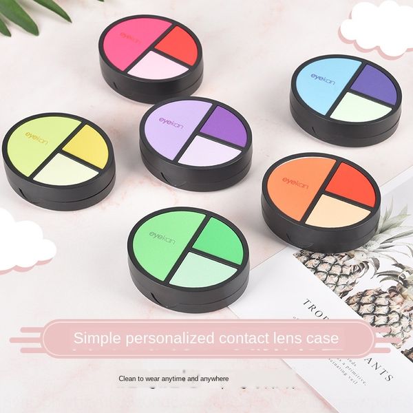 

eyekan невидимый прекрасный ученик случае очки случай кормящие очки пара медсестер коробки дуплекса коробка 1620 красочный, Blue