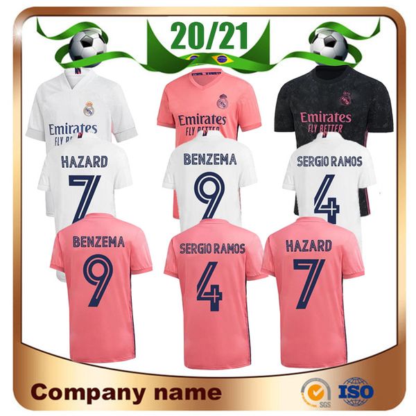 

20/21 real madrid 34th campeones hazard soccer jersey 2020 militao modric marcelo de fÃºtbol asensio isco football shirt uniforms, Black;yellow