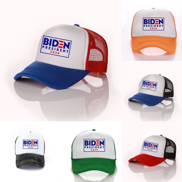 

gokzo brand trump president biden hats 2020 ball hat usa letters baseball caps summer adults caps hats visor cap outdoor sports peaked joe, Blue;gray