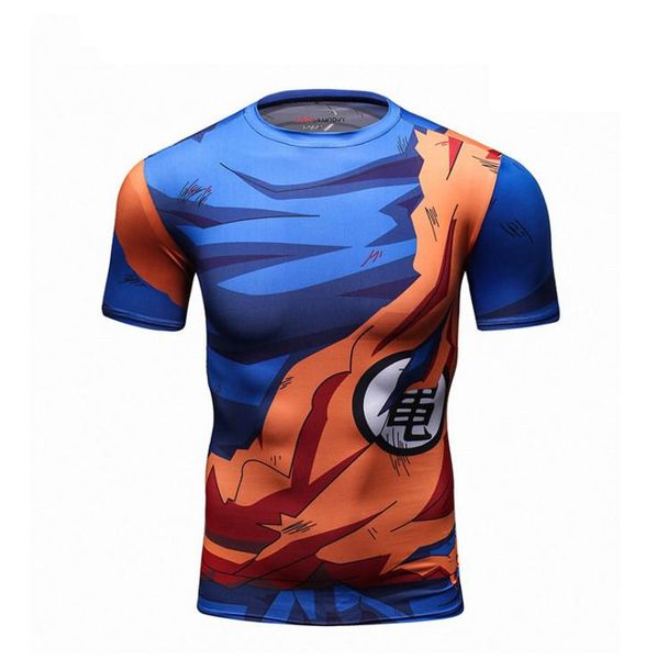 

dragon ball t shirt men summer dragon ball z super son goku slim fit cosplay 3d t-shirts anime vegeta dragonball tshirt homme, White;black