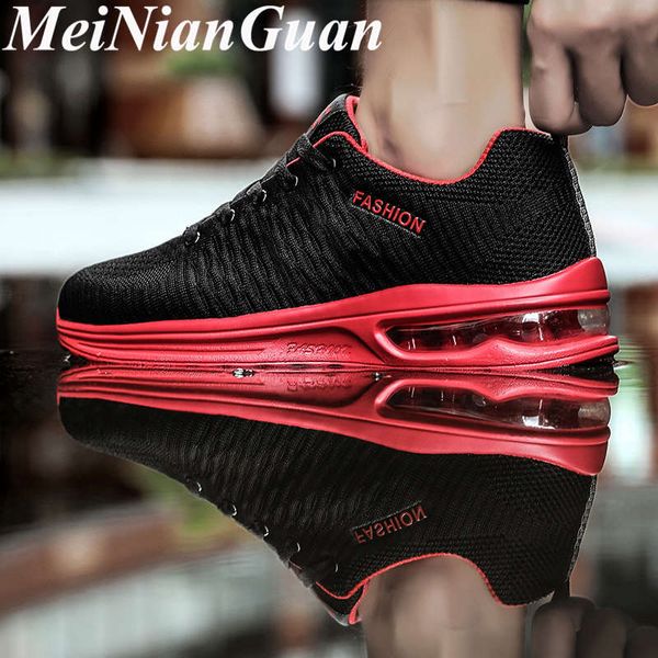 

summer sneakers man flat lace up lightweight running shoes plus size low men's sports shoes comfort men air shoe i4
