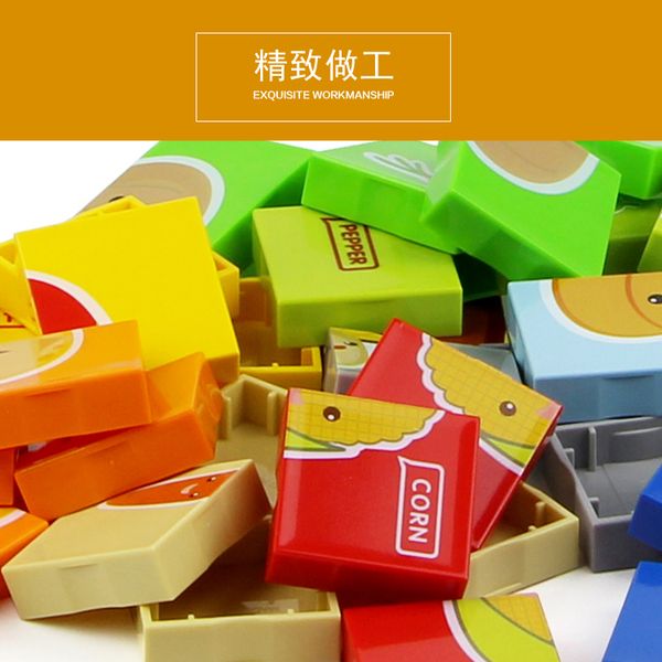 

children building block creative interesting fruit puzzle children toys suitable for kid recreation baby gift safe material
