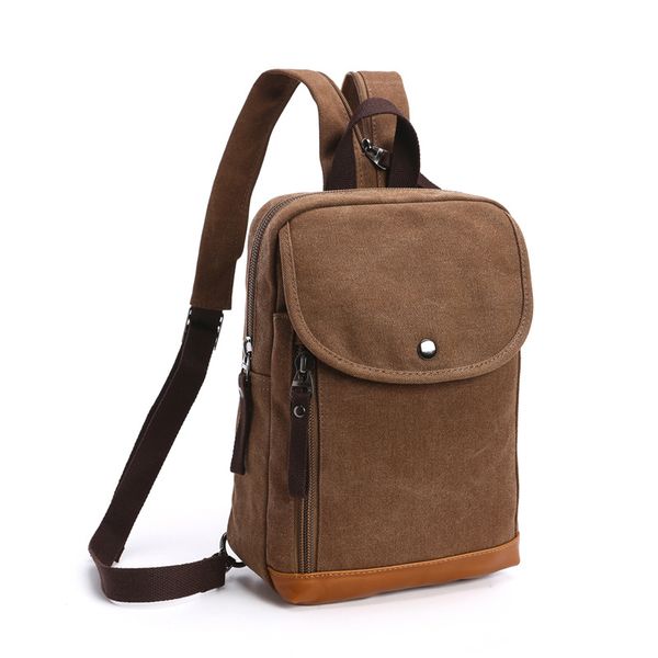 

leisure canvas men's bag new fashion one shoulder messenger bag