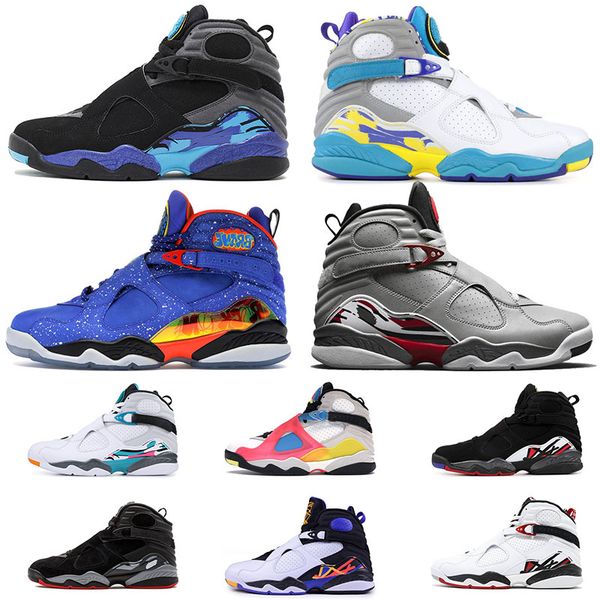 

2020 fashion jumpman 8 doernbecher mens basketball shoes 8s reflective bugs bunny aqua black se white multicolor designer trainers size 13