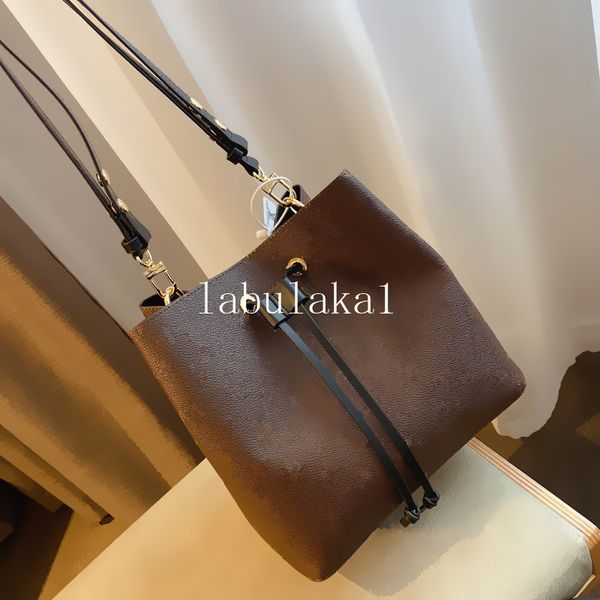 

wholesale orignal real leather fashion famous shoulder bag tote handbags presbyopic shopping bag purse messenger bag neonoe 26cm with dustba