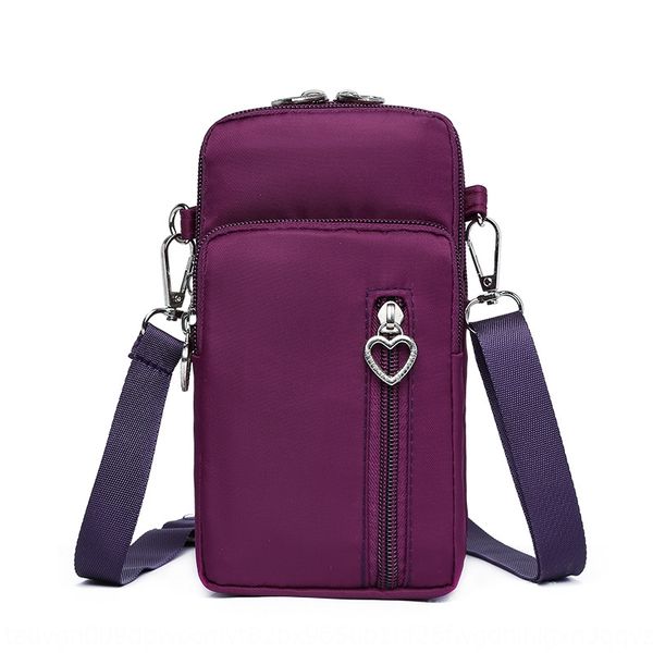 

women's new mobile pouch phone women's korean vertical coin purse crossbar small bag fabric crossbar mobile phone bag
