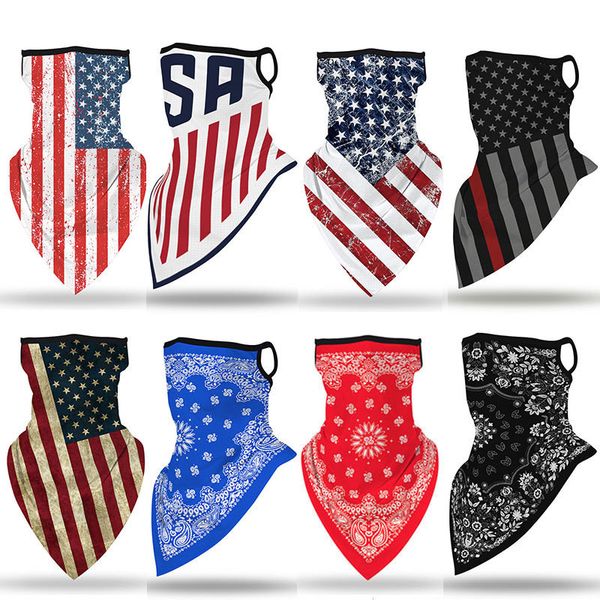 

cycling face masks sun block triangle magic hood washable reusable face mask for protective masks dwf424