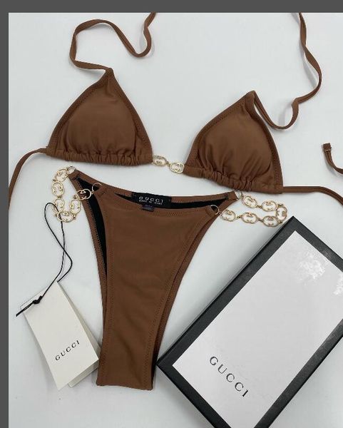 

2020women bikini fashion brand swimwear designer gÃ»ccÃ¬ one-piece swimwear unit style girls beach quality, White;black