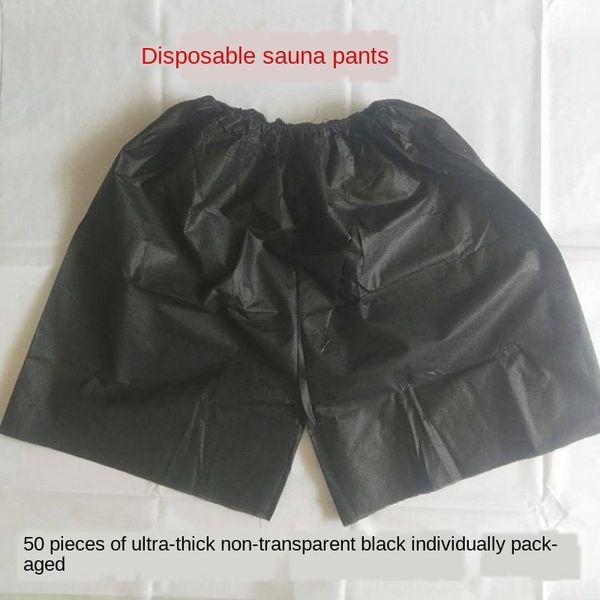 

rvabt disposable boxer men's beauty salon sweat non-woven fabric shorts massage shorts steam sauna bath massage plus fat non-woven bath