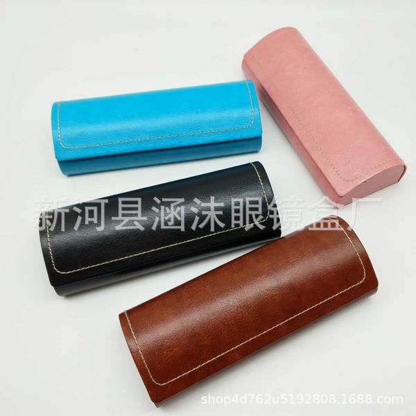 

high-end fashion atmospheric myopia handmade case case myopia glasses box handmade sun glasses box ht, Blue